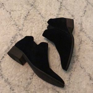Dolce Vita black suede booties